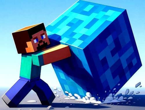 Jwèt Sou entènèt jwèt MineBlocks 3D labirent  sou entènèt