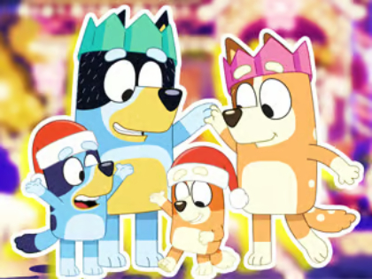 Jwèt Jwèt Devinèt tèt: Bluey Fanmi Nwèl Èv  sou entènèt