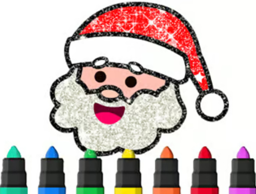 Jwèt Liv koloran: kado Santa a  sou entènèt