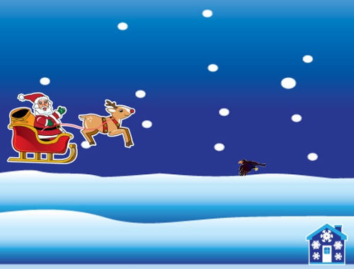 Jwèt Kouri prezan Santa a  sou entènèt