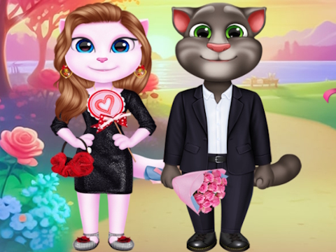 Jwèt Kitty koup bèl Valentine  sou entènèt