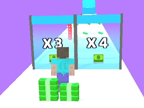 Jwèt Minecraft Lajan Stack  sou entènèt