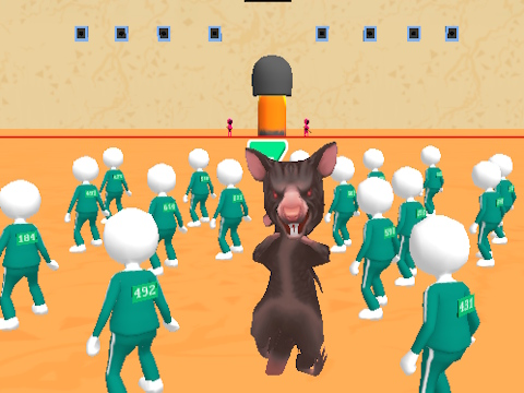 Jwèt Ratomilton wouj limyè limyè vèt  sou entènèt