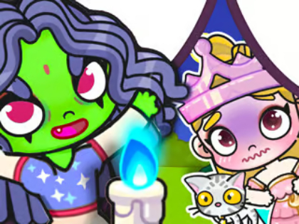 Jwèt Jigsaw devinèt: Elphaba ak Glinda  sou entènèt
