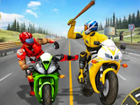 Jwèt Moto atak - kous bisiklèt  sou entènèt