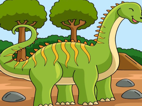 Jwèt Tach dinozò diferans lan  sou entènèt