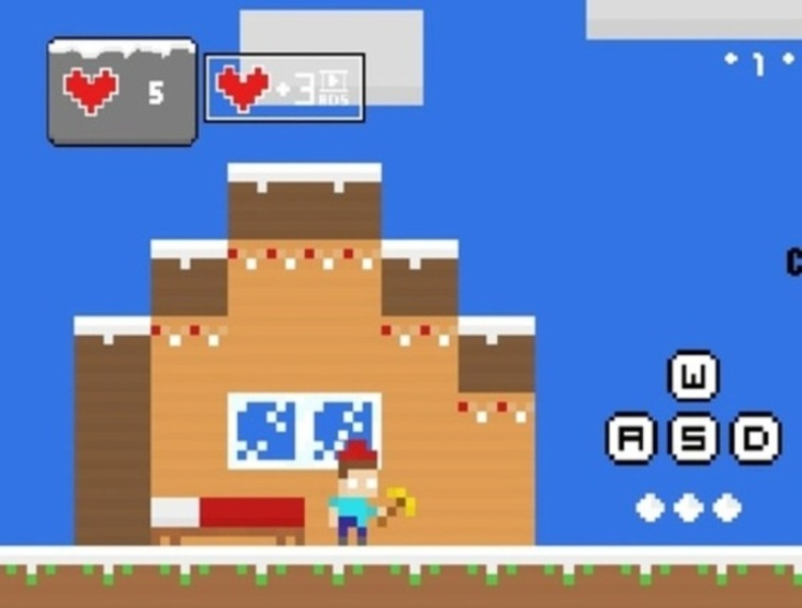 Jwèt Minicraft winterblock sou entènèt