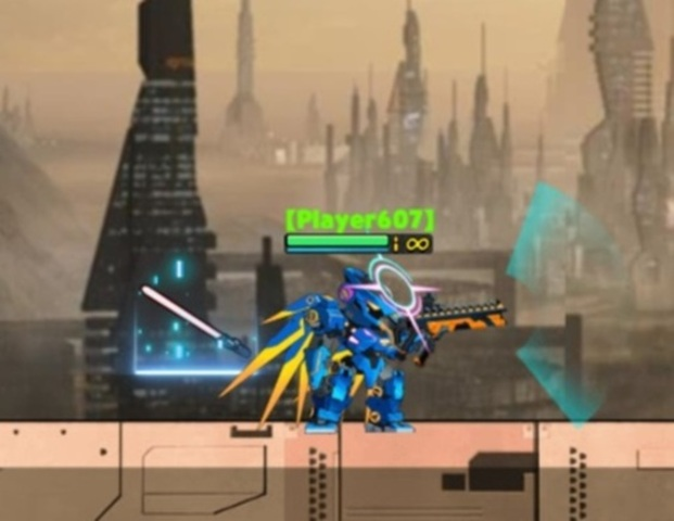 Jwèt Gè robo batay Mech Arena  sou entènèt