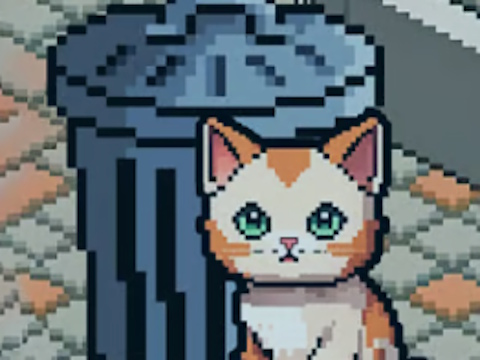 Jwèt Pixel chat similatè: bèt kay mwen yo  sou entènèt