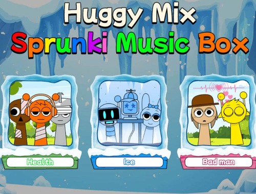 Jwèt Huggy Mix Sprunki Mizik bwat  sou entènèt