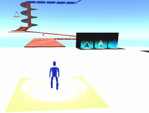 Jwèt Fasil obby parkour  sou entènèt