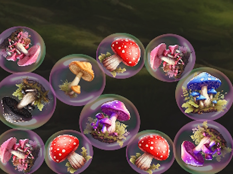 Jwèt Mergemushrooms: 2048! sou entènèt