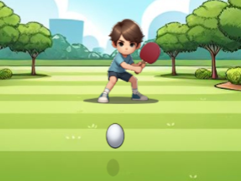Jwèt Ti gason ping pong  sou entènèt