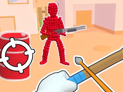 Jwèt Stickman Archer: Fiziyad flèch nan Reds  sou entènèt
