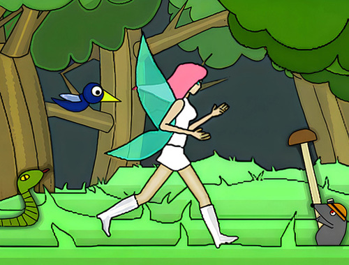 Jwèt Fairy Wingerella sou entènèt