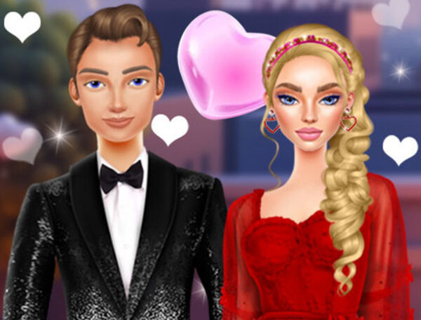 Jwèt Jou koup Valentine a dat  sou entènèt