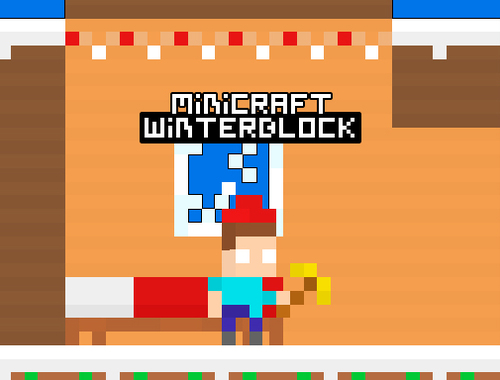 Jwèt Minicraft winterblock sou entènèt