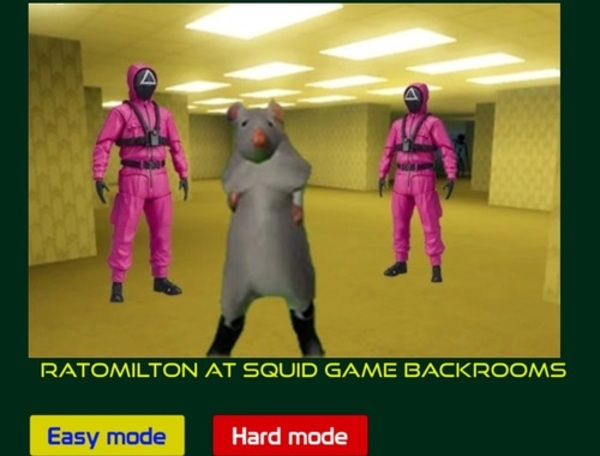 Jwèt Ratomilton nan Squid jwèt backrooms  sou entènèt