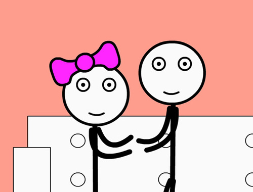 Jwèt Stickman prizon ak renmen  sou entènèt
