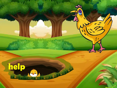 Jwèt Sitiyasyon danjere Chick chape  sou entènèt