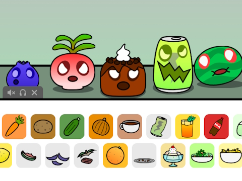 Jwèt Incrediblobs v1: lè manje midi!  sou entènèt