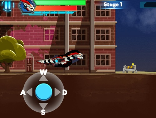 Jwèt Dino robo batay lagè  sou entènèt