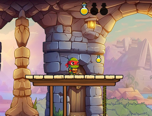 Jwèt Turtle Quest  sou entènèt