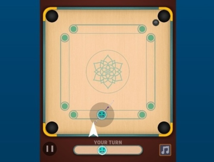 Jwèt Carrom Rush  sou entènèt