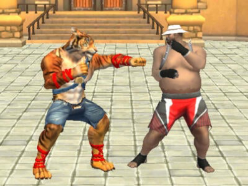 Jwèt Bodybuilder Karate Goumen  sou entènèt