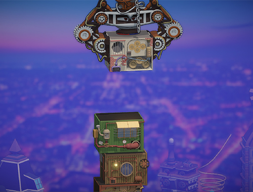 Jwèt Steampunk Tower Builder  sou entènèt