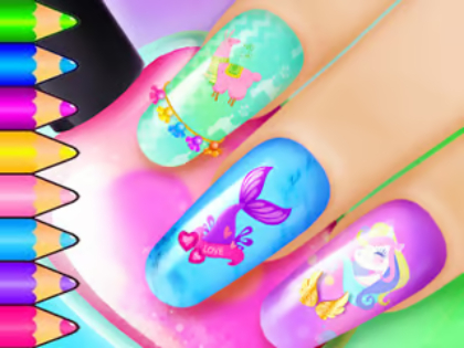 Jwèt Liv koloran: Salon Art Nail  sou entènèt