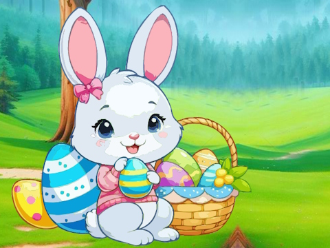 Jwèt Pak Bunny Jungle Chape  sou entènèt