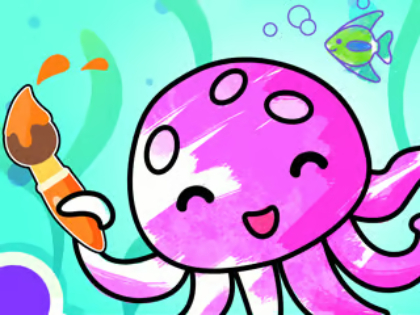 Jwèt Liv koloran: Aquarium  sou entènèt