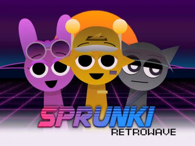 Jwèt Sprunki retrowave  sou entènèt