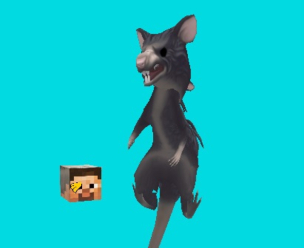 Jwèt Ratomilton k ap vire lèktur Minecraft  sou entènèt