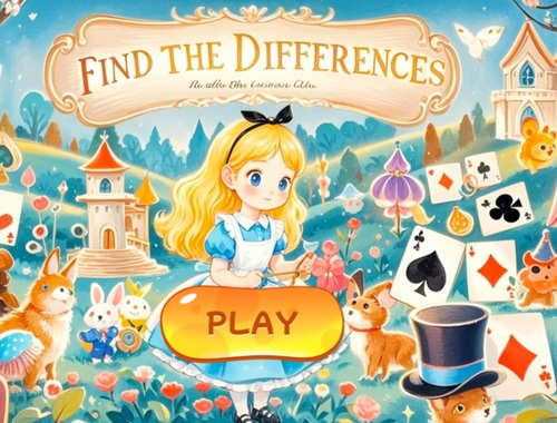Jwèt Jwenn diferans ki genyen: Alice nan Wonderland  sou entènèt