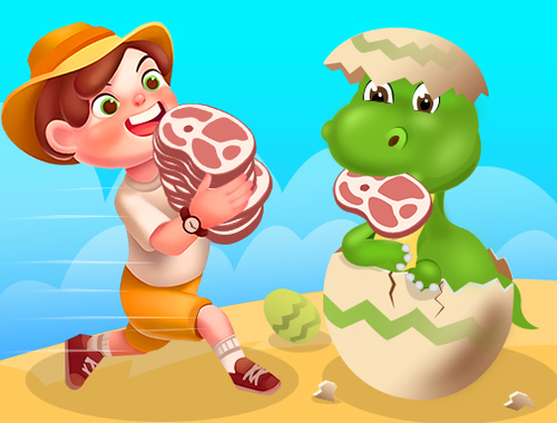 Jwèt Dragon Island Idle 3D  sou entènèt