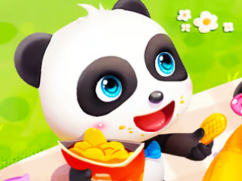 Jwèt Jigsaw devinèt: ti bebe panda prentan piknik  sou entènèt