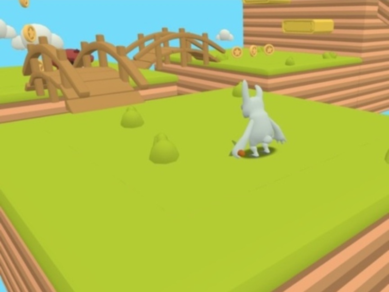 Jwèt Bunny pyès monnen hop  sou entènèt