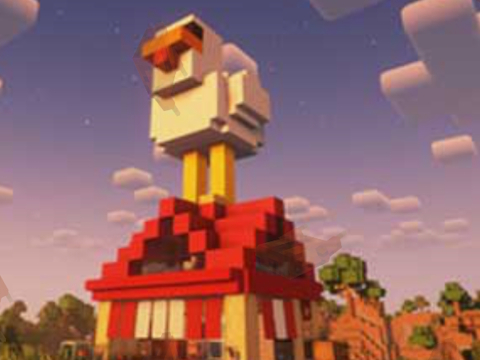 Jwèt Minecraft lav poul 2  sou entènèt