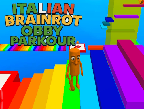 Jwèt Italyen Brainrot Obby Parkour  sou entènèt