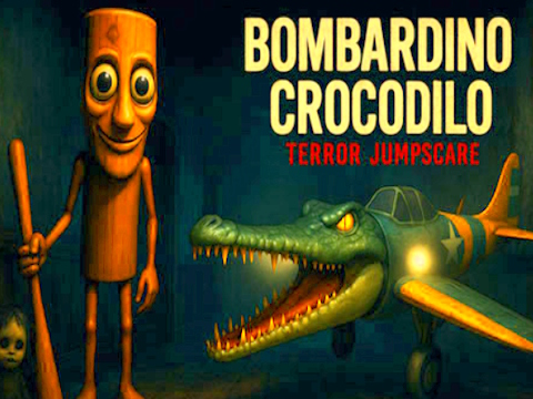 Jwèt Bombardino Crocodilo laterè jumpscare  sou entènèt