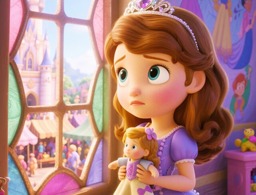 Jwèt Jwenn diferans ki genyen: Princess Sofia amitye  sou entènèt