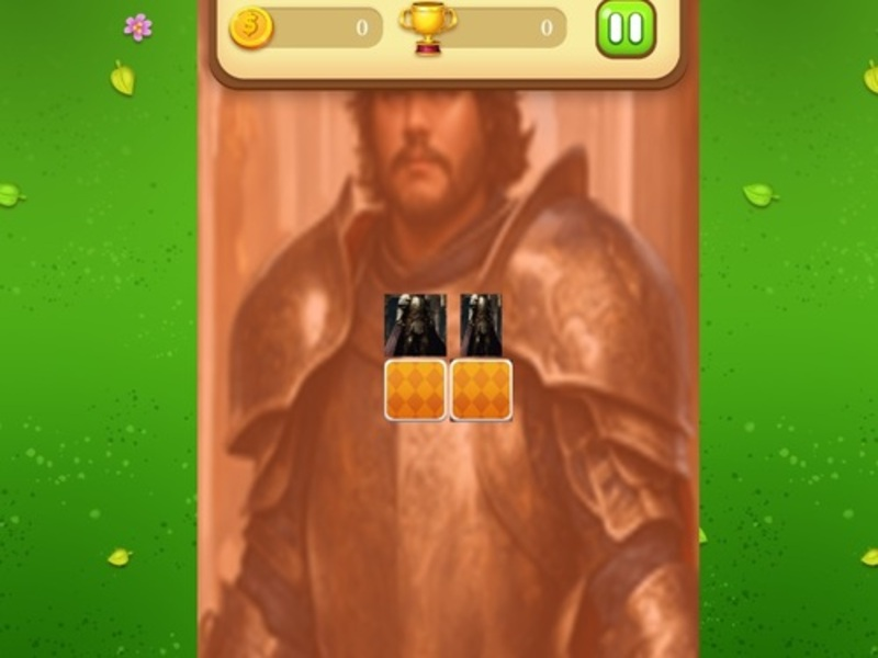 Jwèt Knight memwa matche ak jwèt sou entènèt