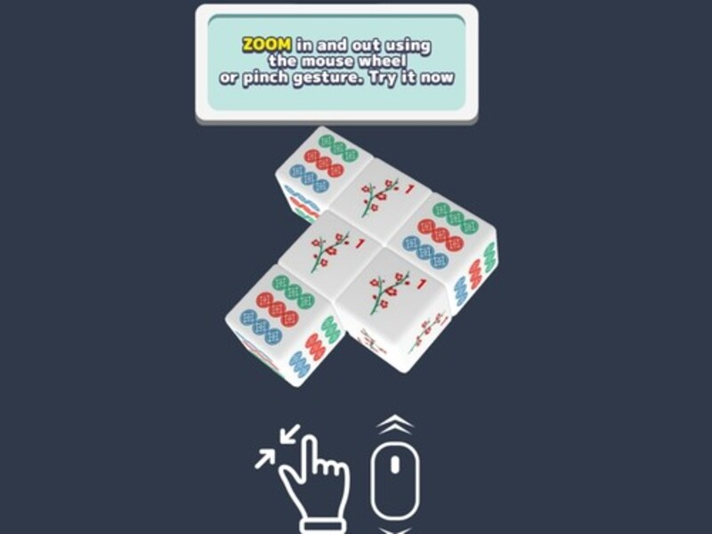 Jwèt Mahjong 3d match sou entènèt