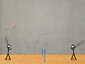 Jwèt Baton figi badminton  sou entènèt