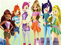 Jwèt Winx klib devinèt koleksyon  sou entènèt