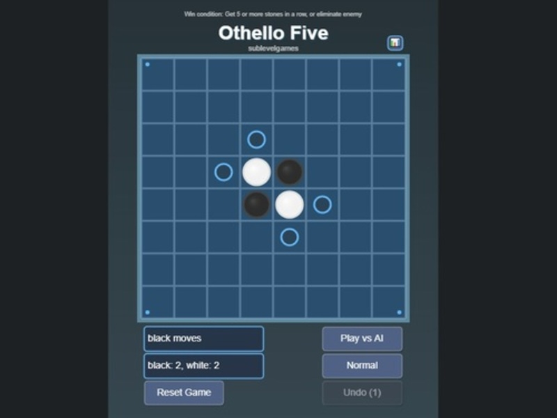 Jwèt Othello Senk sou entènèt