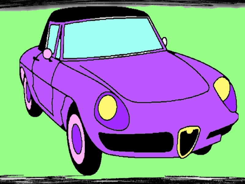 Jwèt Alfa Romeo koloran sou entènèt
