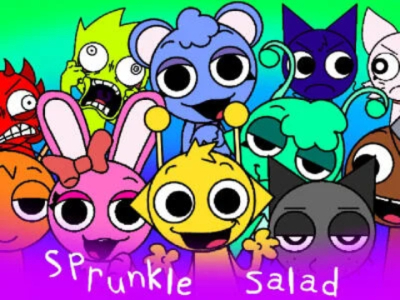 Jwèt Salad Sprunkle sou entènèt